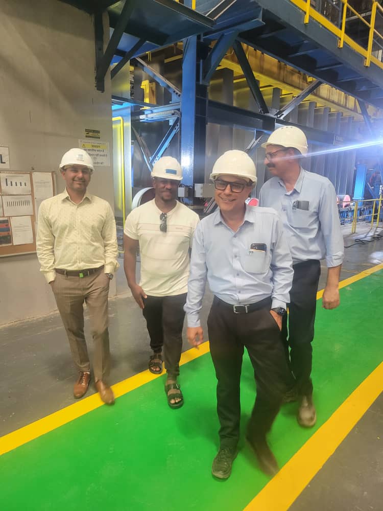 Team at an industry exhibition